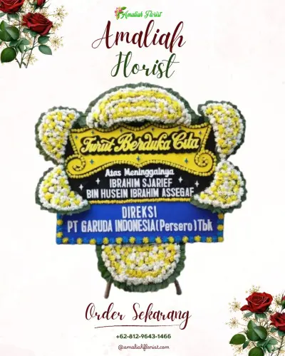 Papan Bunga Duka di Tulungrejo