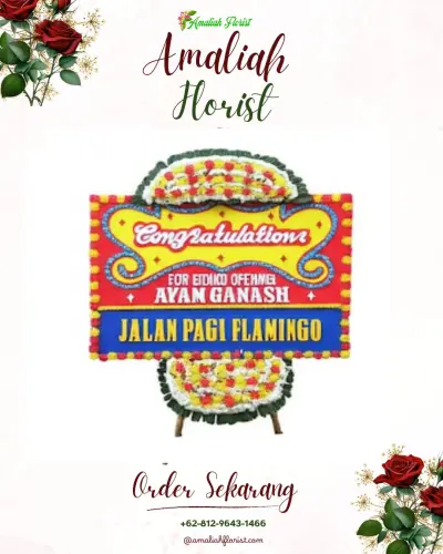 Bunga Papan Congratulation di Tulungrejo